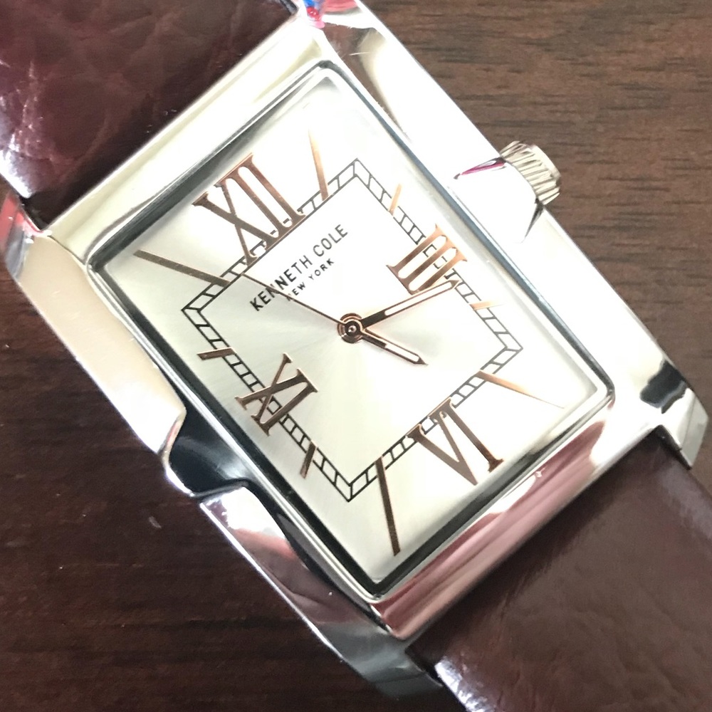 Leather Kenneth Cole Watch